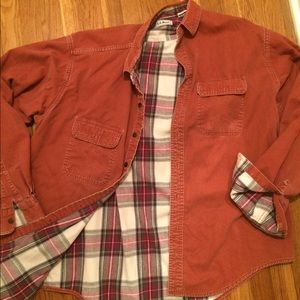 Heavy weight plaid flannel coat/shirt