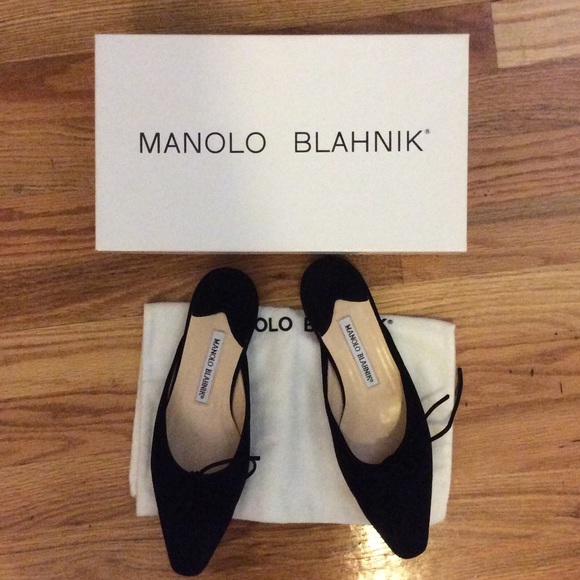 Manolo blahnik slip ons Clearance