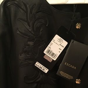 ❤️ Escada Women's Leather Jacket
