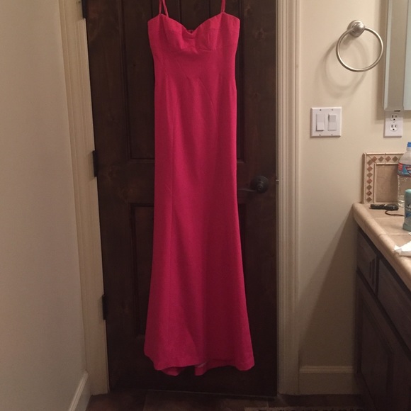 Pink BCBG Max Azria formal gown/pageant/prom dress - Picture 1 of 2