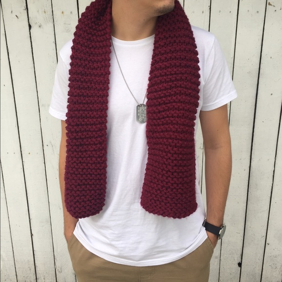 Handmade Knit Scarf - Picture 2 of 4