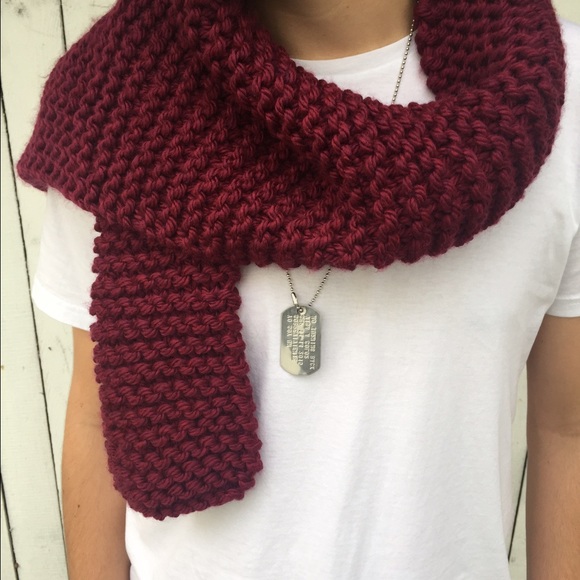 Handmade Knit Scarf - Picture 3 of 4