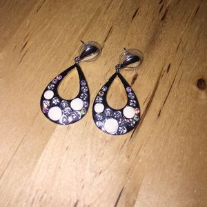 Super sparkle teardrop earrings 😍