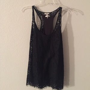 Joie lace Racerback tank top