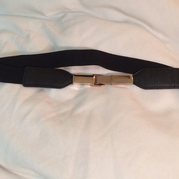 Modcloth Black Elastic Belt