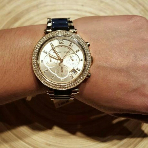 Michael Kors Women's Parker Blue watch MK6238 - Picture 3 of 4