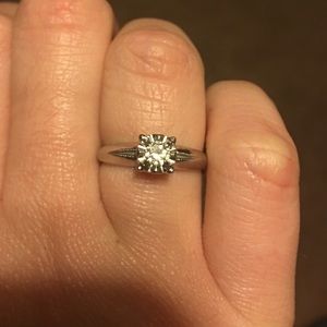 Art Deco Diamond Ring 14k