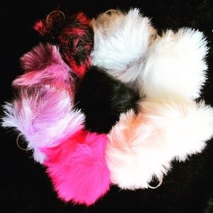 Fur Ball Key Chains - Nineashs.com