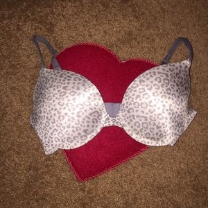 PUSH UP LEOPARD PRINT BRA