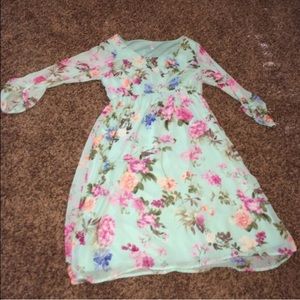 Pink Blush Maternity Dress