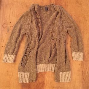 BKE distressed sweater
