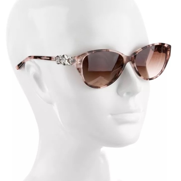 Versace Tortoise Shell Sunglasses w/ Silver Emblem