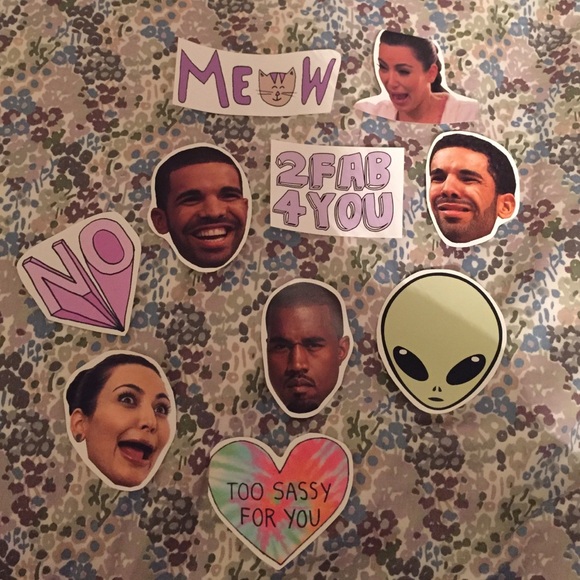 Package of stickers