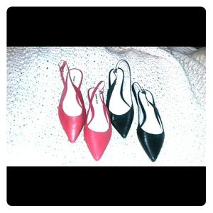 Shoe Bundle!!! Sling Back Flats -Size 7 both pairs