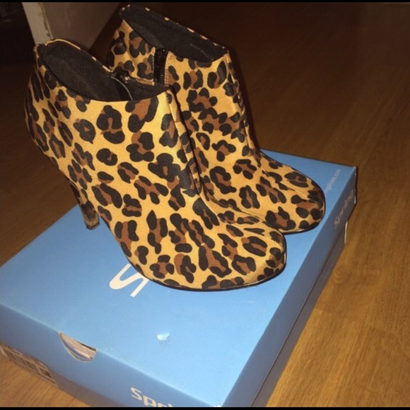 Aldo Leopard Bootie
