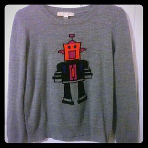 Cute robot sweater