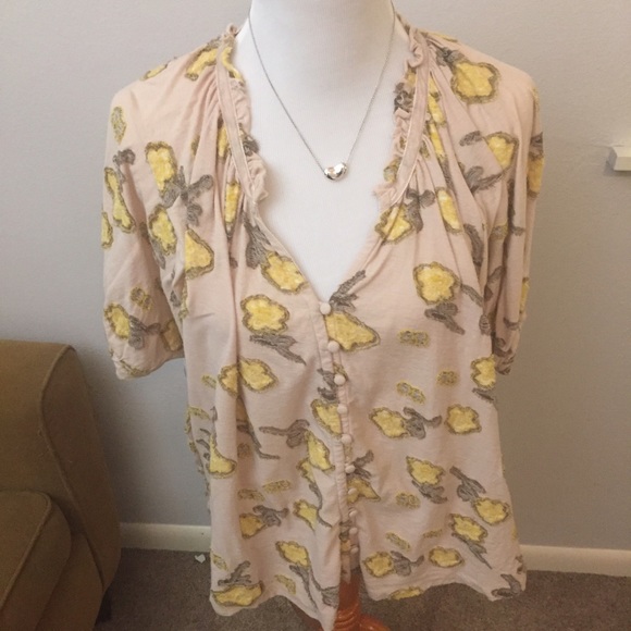 Oversized Anthropologie Top