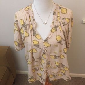 Oversized Anthropologie Top