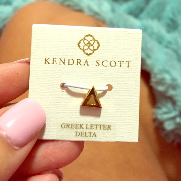 Kendra Scott Delta Greek Charm, Brand New