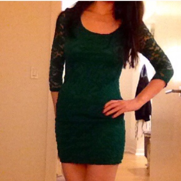ASOS Green Body Con Dress