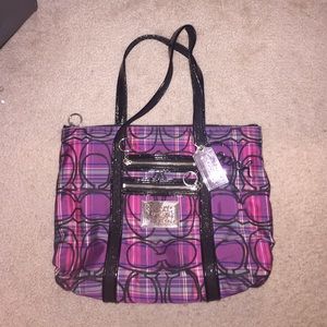 Pink Authentic Coach Tote