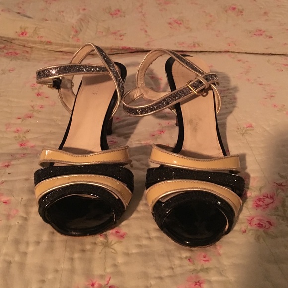 Miu Miu glitter heels!!
