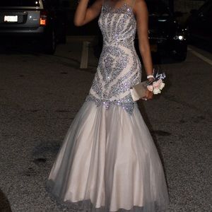 Rose gold prom dress!!!