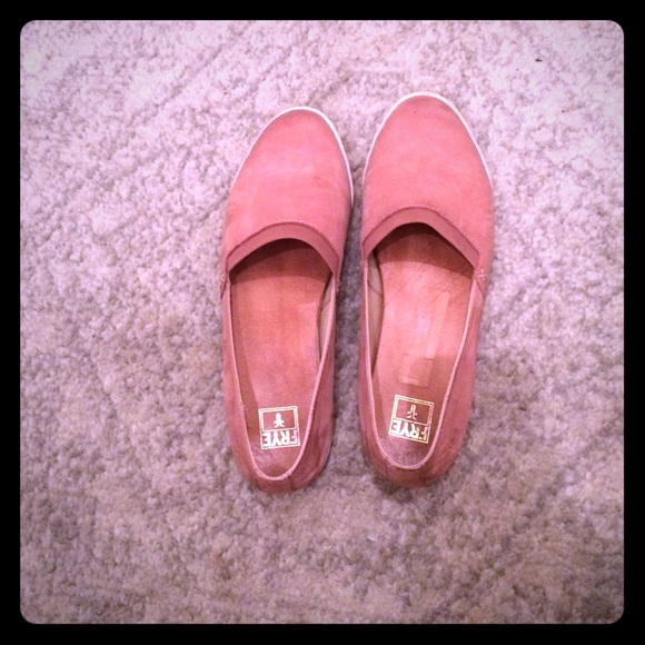 Rose pink flats FRYE
