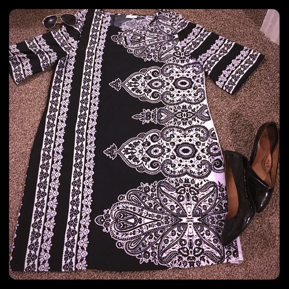 Paisley Shift Dress