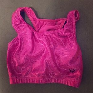 Varsity Metallic Sports Bra