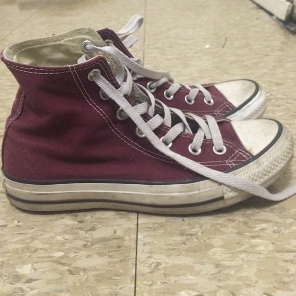 converse maroon high