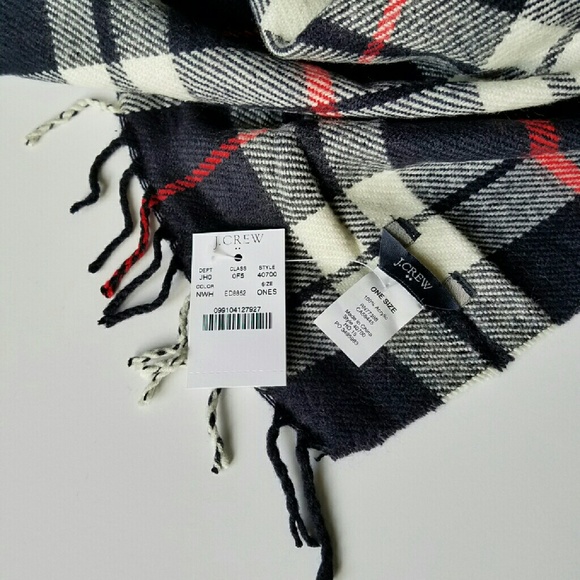 J. Crew Plaid Scarf - Picture 4 of 4