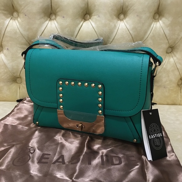 NWT AUTH Eastide UK real leather cross body bag - Picture 1 of 4