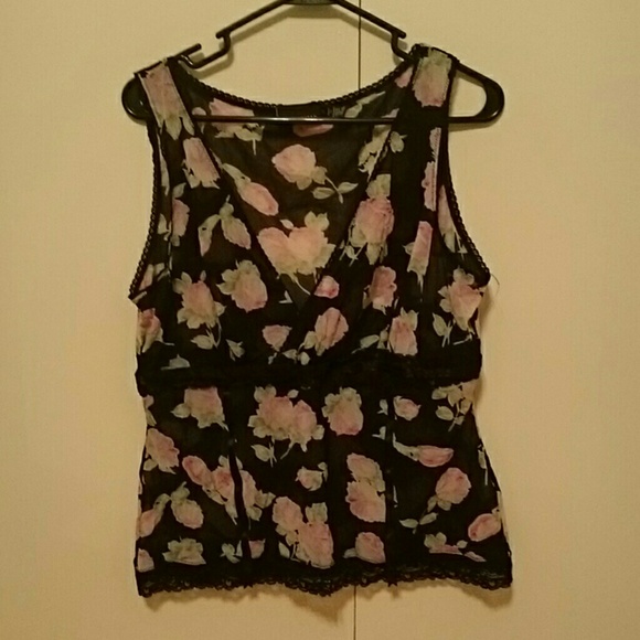 The Limited floral tank