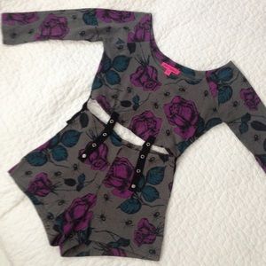 Betsey Johnson two-piece jumpsuit