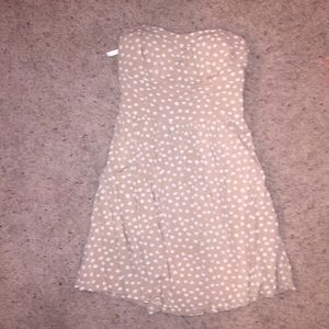 nude polka dot dress (never worn)