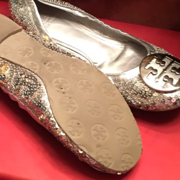 Reposh Tory glitter flats