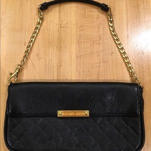 Michael Kors black clutch