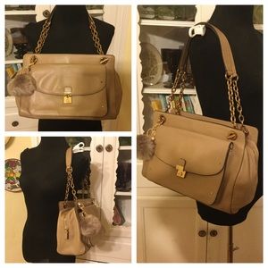 SALE Tory Burch Priscilla Satchel in Tumbleweed