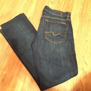 7 for all Mankind straight jeans
