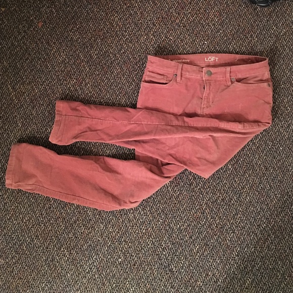 LOFT Corduroy Petite Pants - Picture 2 of 3
