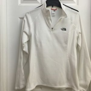 North Face White pull over