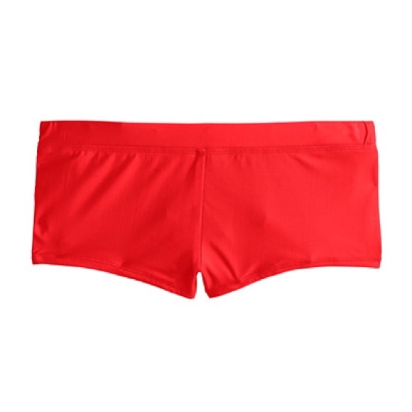 J. Crew red boy short swim bottom M