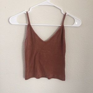 Brandy Melville Tops - Brandy Melville pink wash ribbed Joanne too Brandy Melville Tops - Brandy Melville pink wash ribbed Joanne too