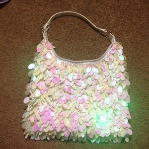 Sparkly hand bag