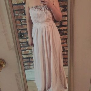 Dust pink Prom dress