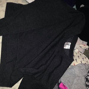 Grey crew neck