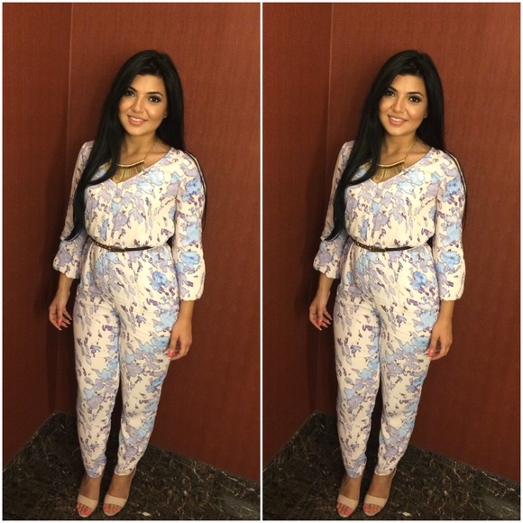 Pink, white and purple romper 🦄