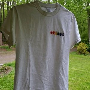 Gay pride shirt ....paw prints