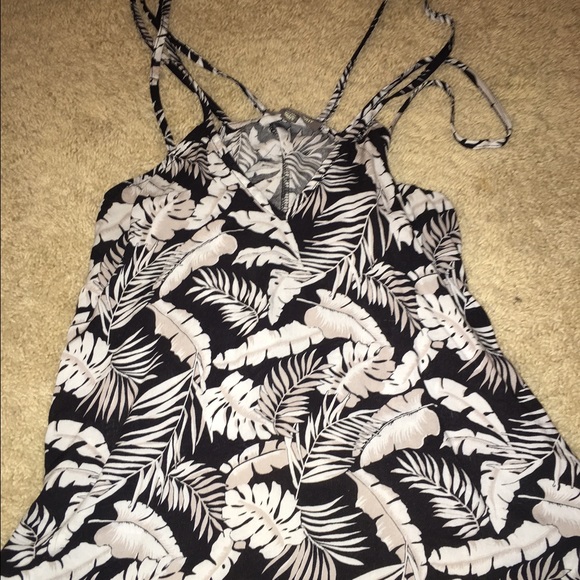 Palm tree print tanktop